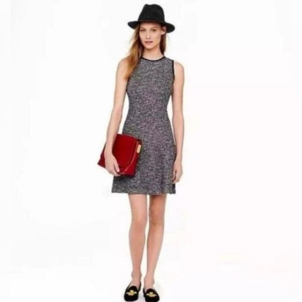 J.Crew Tweed Fit and Flare Dress - Size 10